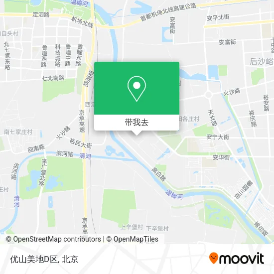 优山美地D区地图