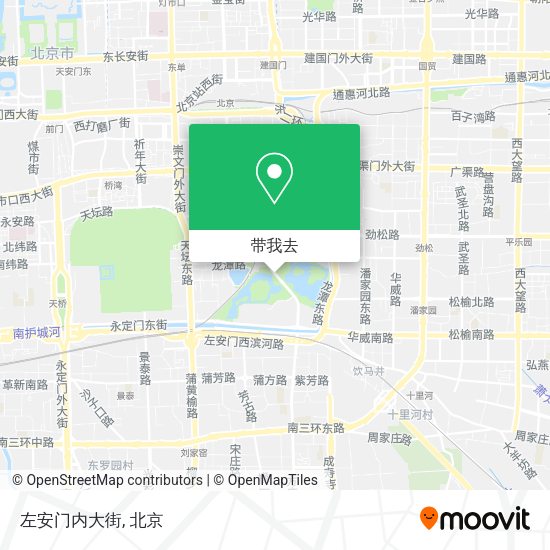 左安门内大街地图