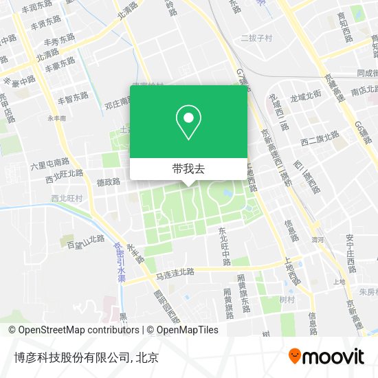 博彦科技股份有限公司地图