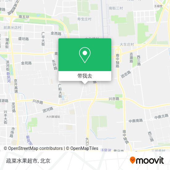 疏菜水果超市地图