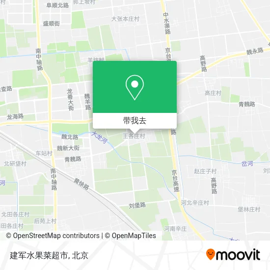 建军水果菜超市地图