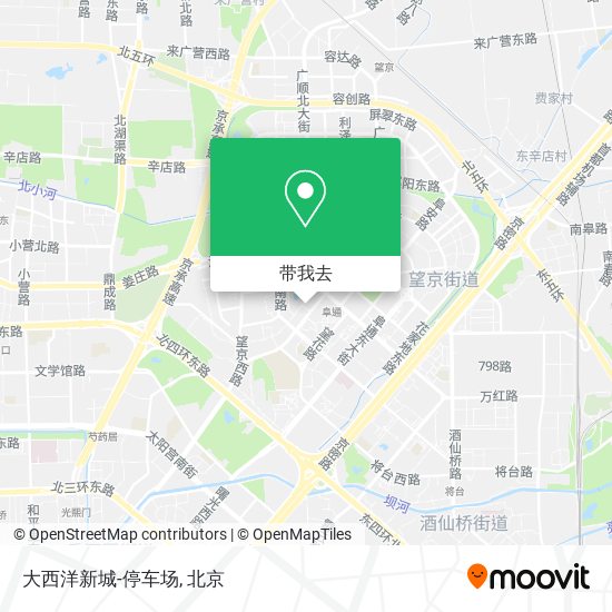 大西洋新城-停车场地图