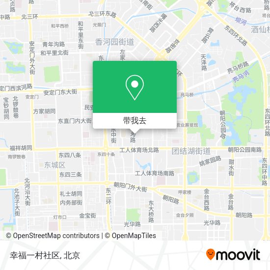 幸福一村社区地图