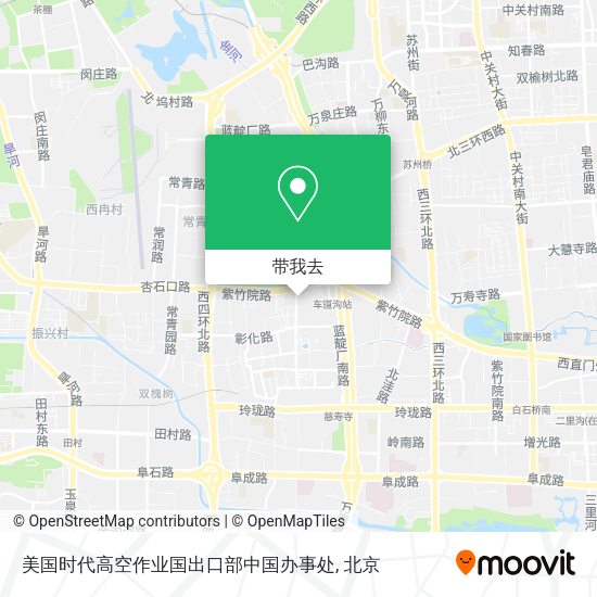 美国时代高空作业国出口部中国办事处地图