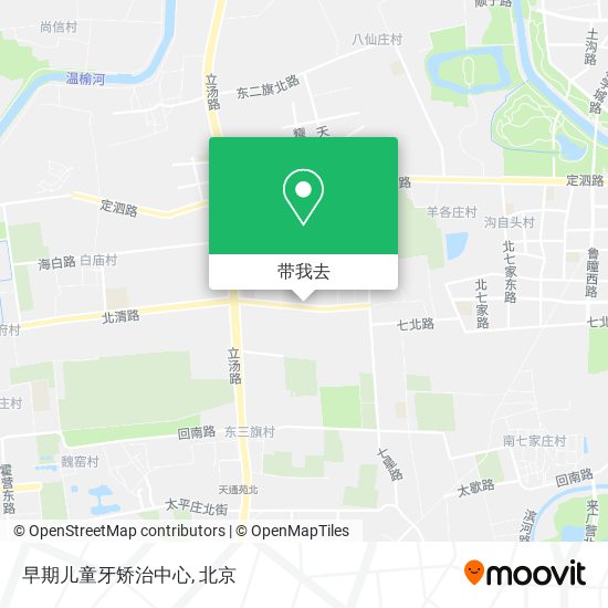 早期儿童牙矫治中心地图