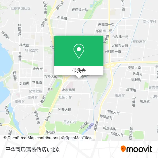 平华商店(富密路店)地图