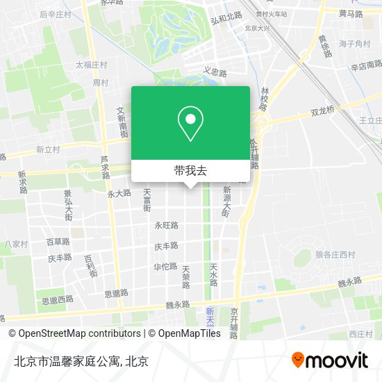 北京市温馨家庭公寓地图
