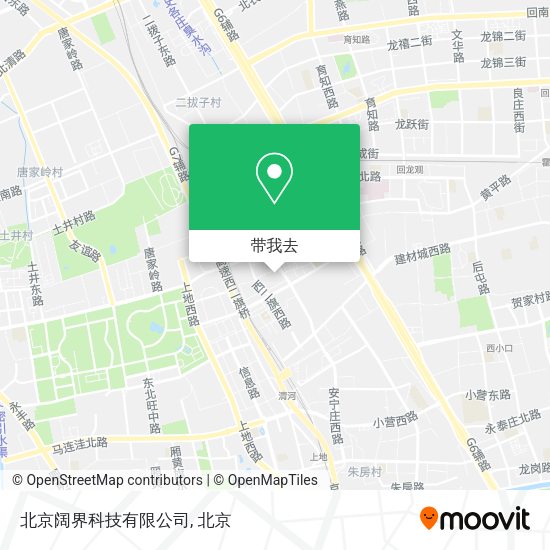北京阔界科技有限公司地图