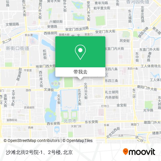 沙滩北街2号院-1、2号楼地图