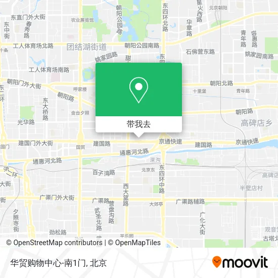 华贸购物中心-南1门地图