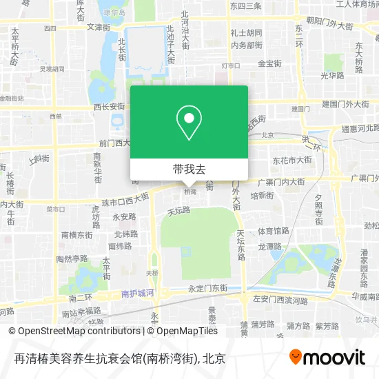 再清椿美容养生抗衰会馆(南桥湾街)地图