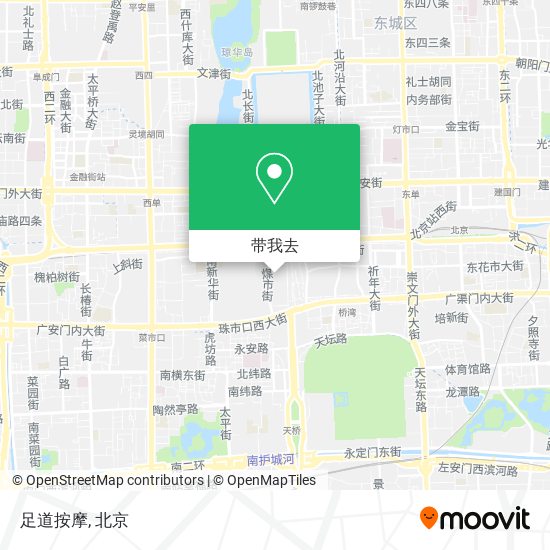 足道按摩地图