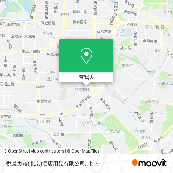 悦晨力诺(北京)酒店用品有限公司地图