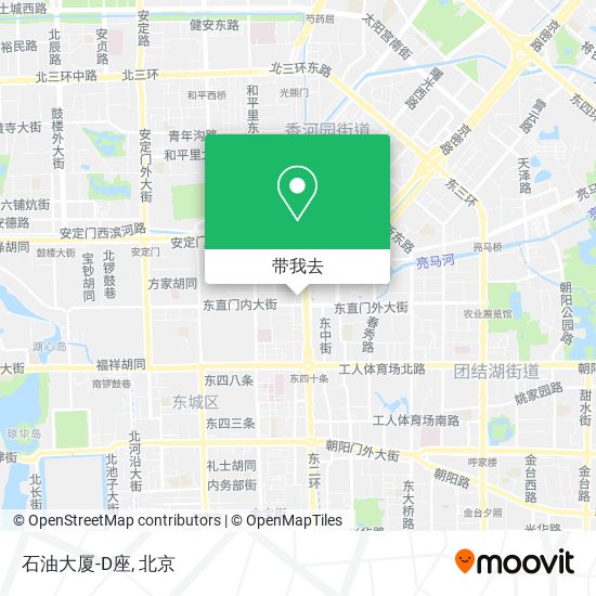 石油大厦-D座地图