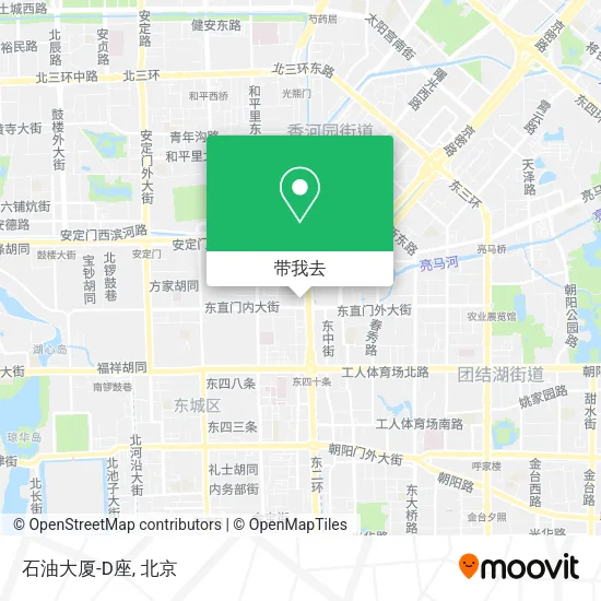 石油大厦-D座地图