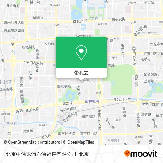 北京中油东浦石油销售有限公司地图