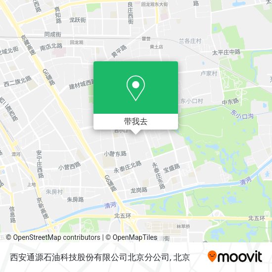 西安通源石油科技股份有限公司北京分公司地图