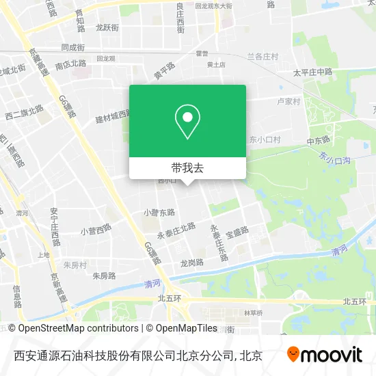 西安通源石油科技股份有限公司北京分公司地图