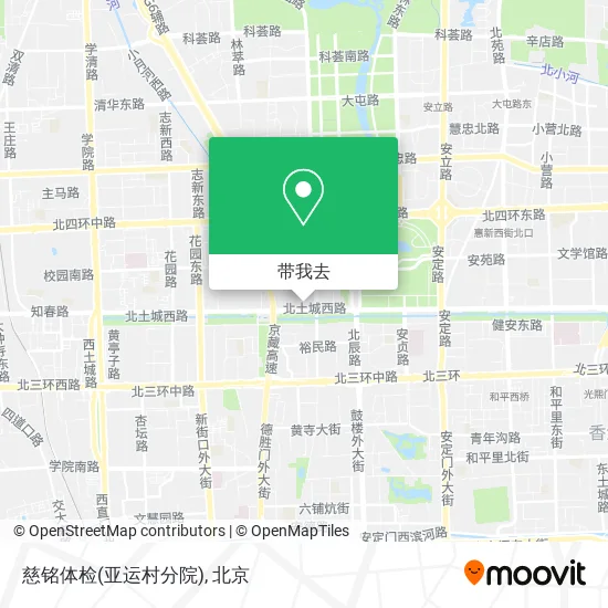 慈铭体检(亚运村分院)地图