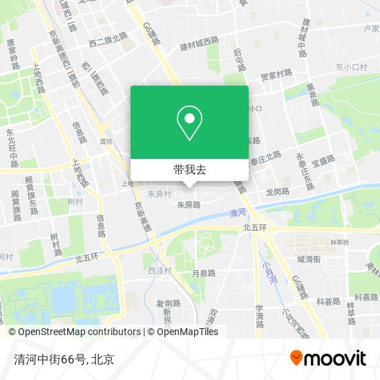 清河中街66号地图
