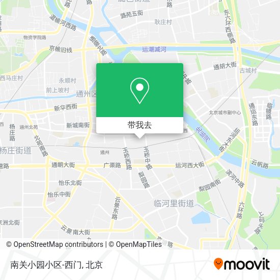 南关小园小区-西门地图