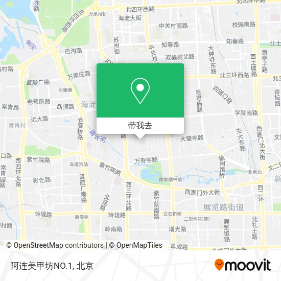 阿连美甲坊NO.1地图