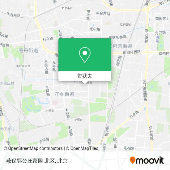 燕保郭公庄家园-北区地图