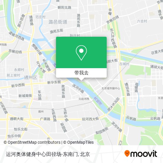 运河奥体健身中心田径场-东南门地图