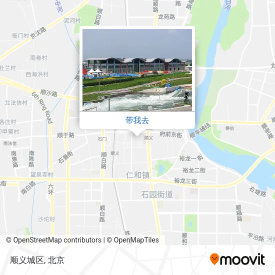 顺义城区地图