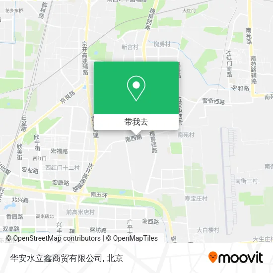 华安水立鑫商贸有限公司地图