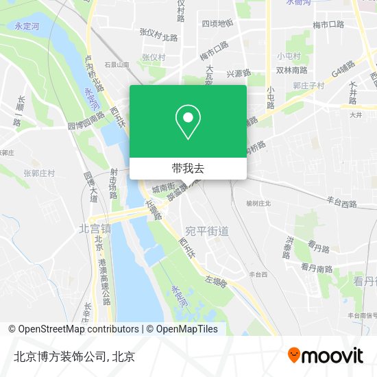 北京博方装饰公司地图