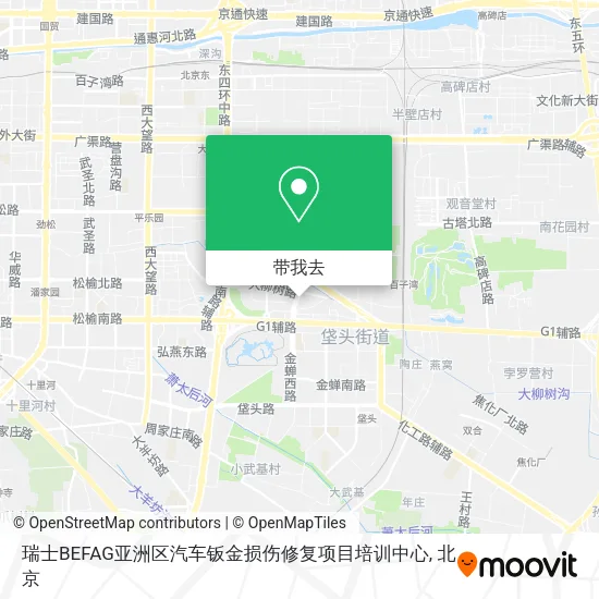 瑞士BEFAG亚洲区汽车钣金损伤修复项目培训中心地图