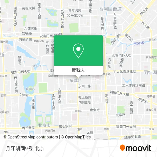 月牙胡同9号地图