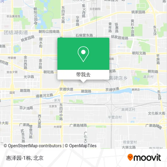 惠泽园-1栋地图