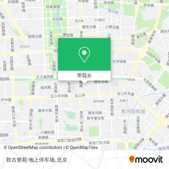 胜古誉苑-地上停车场地图
