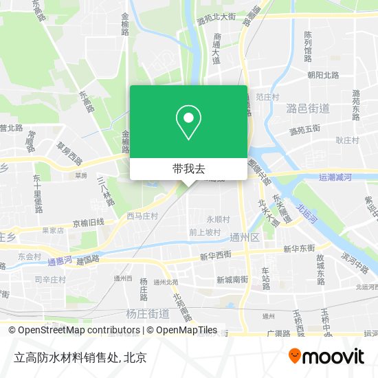 立高防水材料销售处地图