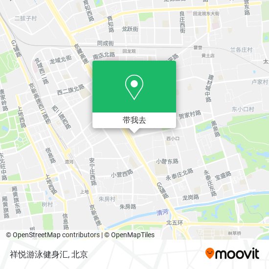 祥悦游泳健身汇地图