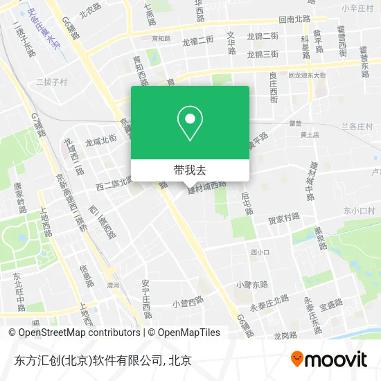 东方汇创(北京)软件有限公司地图