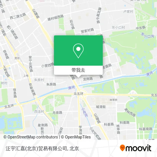 泛宇汇嘉(北京)贸易有限公司地图