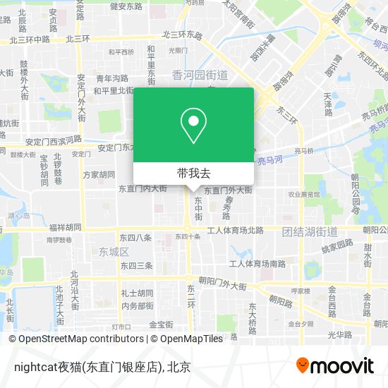 nightcat夜猫(东直门银座店)地图