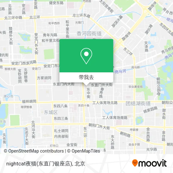 nightcat夜猫(东直门银座店)地图