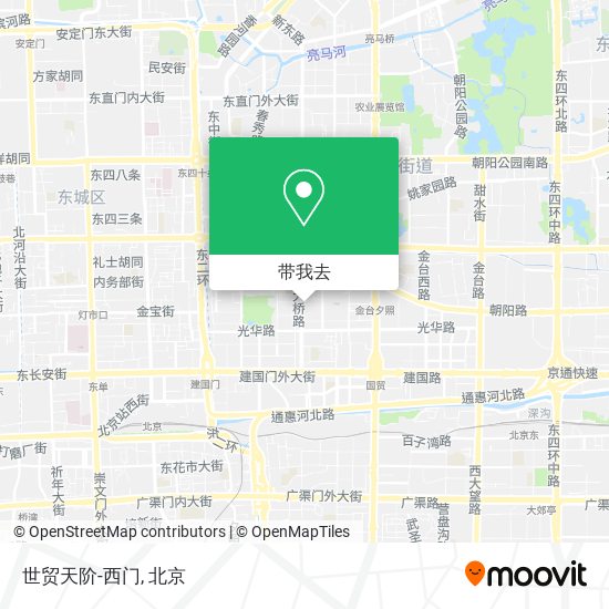 世贸天阶-西门地图
