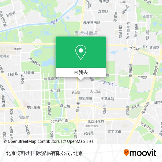 北京博科坦国际贸易有限公司地图