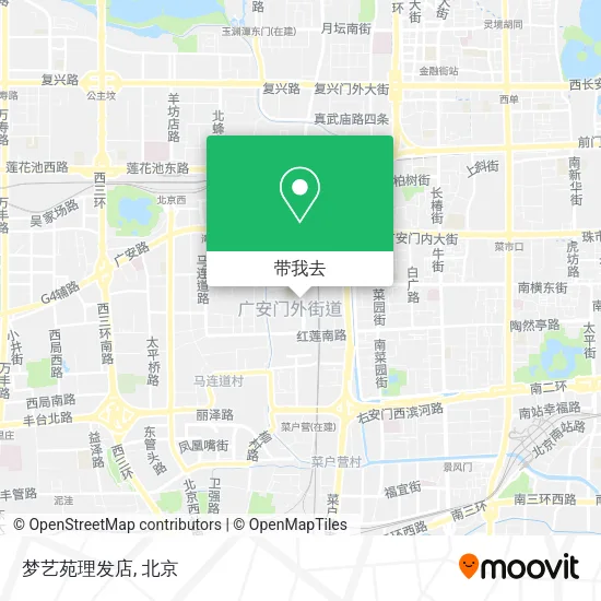 梦艺苑理发店地图