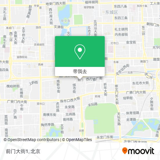 前门大街1地图