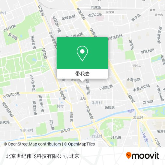 北京世纪伟飞科技有限公司地图