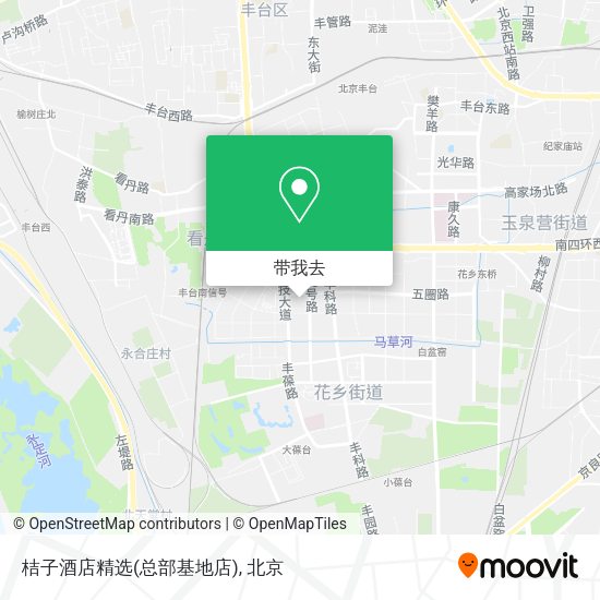桔子酒店精选(总部基地店)地图