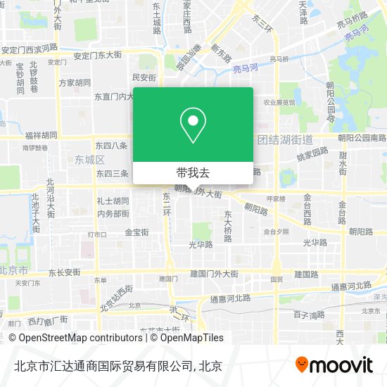 北京市汇达通商国际贸易有限公司地图