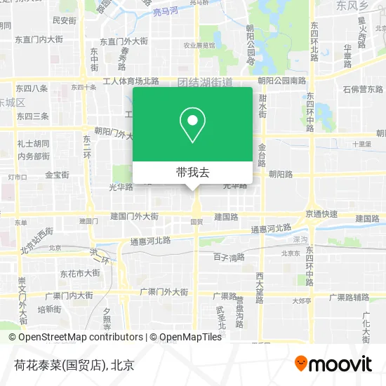 荷花泰菜(国贸店)地图