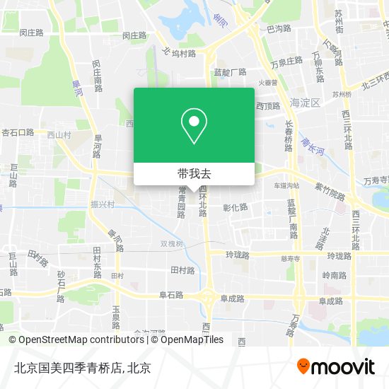 北京国美四季青桥店地图